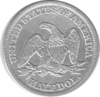 Halve Dollar 1839-1891 Seated Liberty 1/2 Silber Dollar