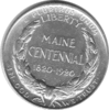 Halve Dollar 1920 Maine 1/2 Silber Dollar