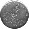 Preussen 25 Jahrfeier Silber Taler Medaille 1896