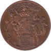 Kaiserreich 5 Mark 1889 Sachsen Albert Zur 800 Jahrfeier des Hauses Wettin in Kupfer 