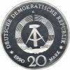 DDR Brandenburger Tor 20 Mark PP 1990