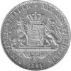 Bayern Ludwig II Silber Vereinstaler 1861