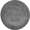Altdeutschland Hessen Kassel 1 Taler 1835 Wilhelm II und Kurprinz Friedrich Wilhelm als Mitregent