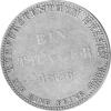 Altdeutschland Hessen Kassel 1 Taler 1836 Wilhelm II und Kurprinz Friedrich Wilhelm als Mitregent