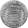 1 Dollar USA, Silbermünze 1994, Fußball-WM 
