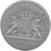 Doppeltaler 1854 Bayern Ludwig I 3/12 Gulden