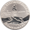 USA, 1 Dollar 1995, Turner an Ringen und Gymnastin