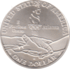 1 Dollar, USA 1995, Paralympics Atlanta, Blinde Läufering mit Führerin
