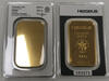 Goldbarren 100 Gramm Heraeus