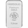 Platinbarren 31,1 Gramm Heraeus Umicore Degussa kaufen und verkaufen