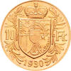 10 Franken Liechtenstein Goldmünze Fürst Franz I 1930