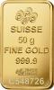 Goldbarren 50 Gramm Pamp Swiss