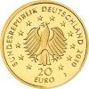 20 Euro Goldmünze Eiche 2010 Deutscher Wald mit Zertifikat