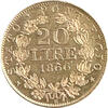 Vatikan 20 Lire Italien Pius IX 1866