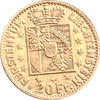 20 Franken Liechtenstein Goldmünze Prince Franz Josef II 1946